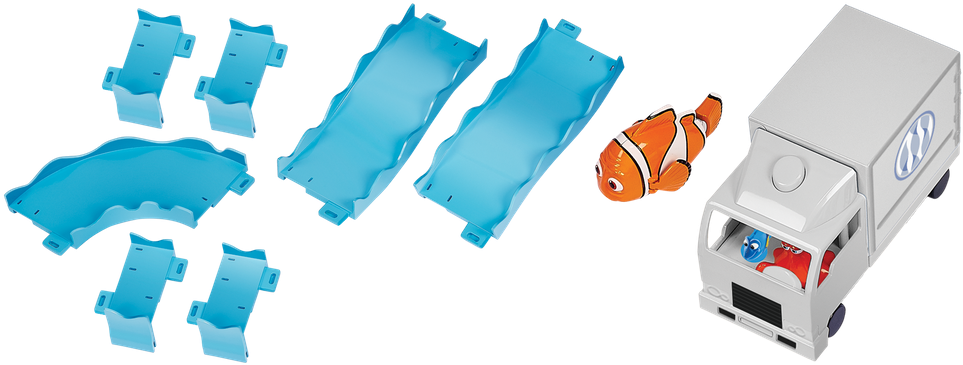 Procurando Dory Caminhao Do Hank Sunny Brinquedos - Bandai Playset Finding Dory (1000x1000), Png Download