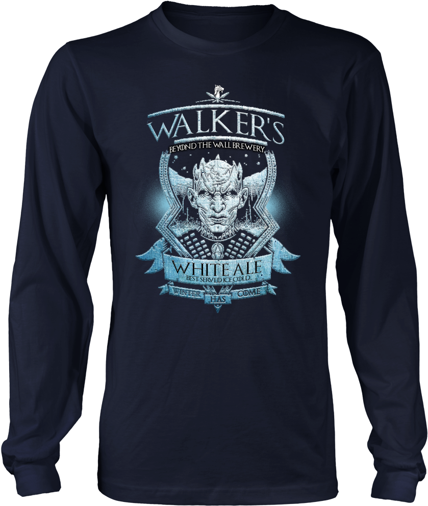 White Walkers Ale Custom Printed Shirt - All Women Are Created Equal But Queens (1000x1000), Png Download