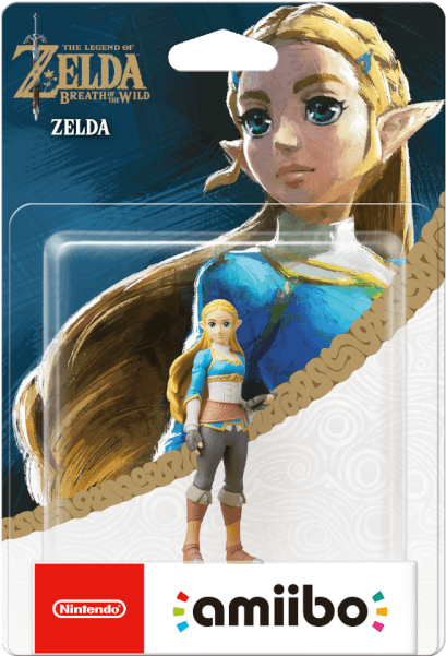 Nintendo Uk Store - Breath Of The Wild Zelda Amiibo (600x600), Png Download