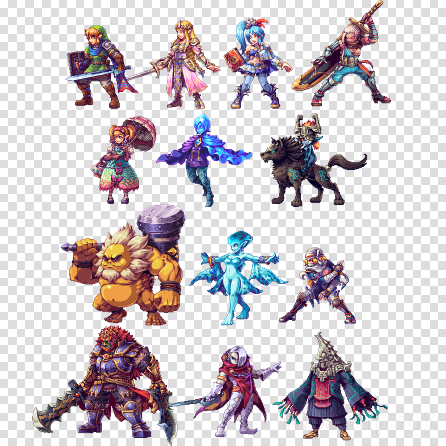 Download Legend Of Zelda Breath Of The Wild Sprites - Legend Of Zelda Breath Of The Wild Sprite (900x900), Png Download