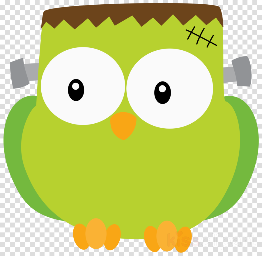 Owl Halloween Png Clipart Owl Halloween Clip Art - Halloween Clipart Frankenstein (900x880), Png Download