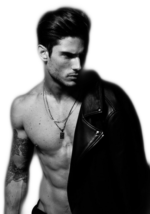 Diego Barrueco Black And White (480x685), Png Download