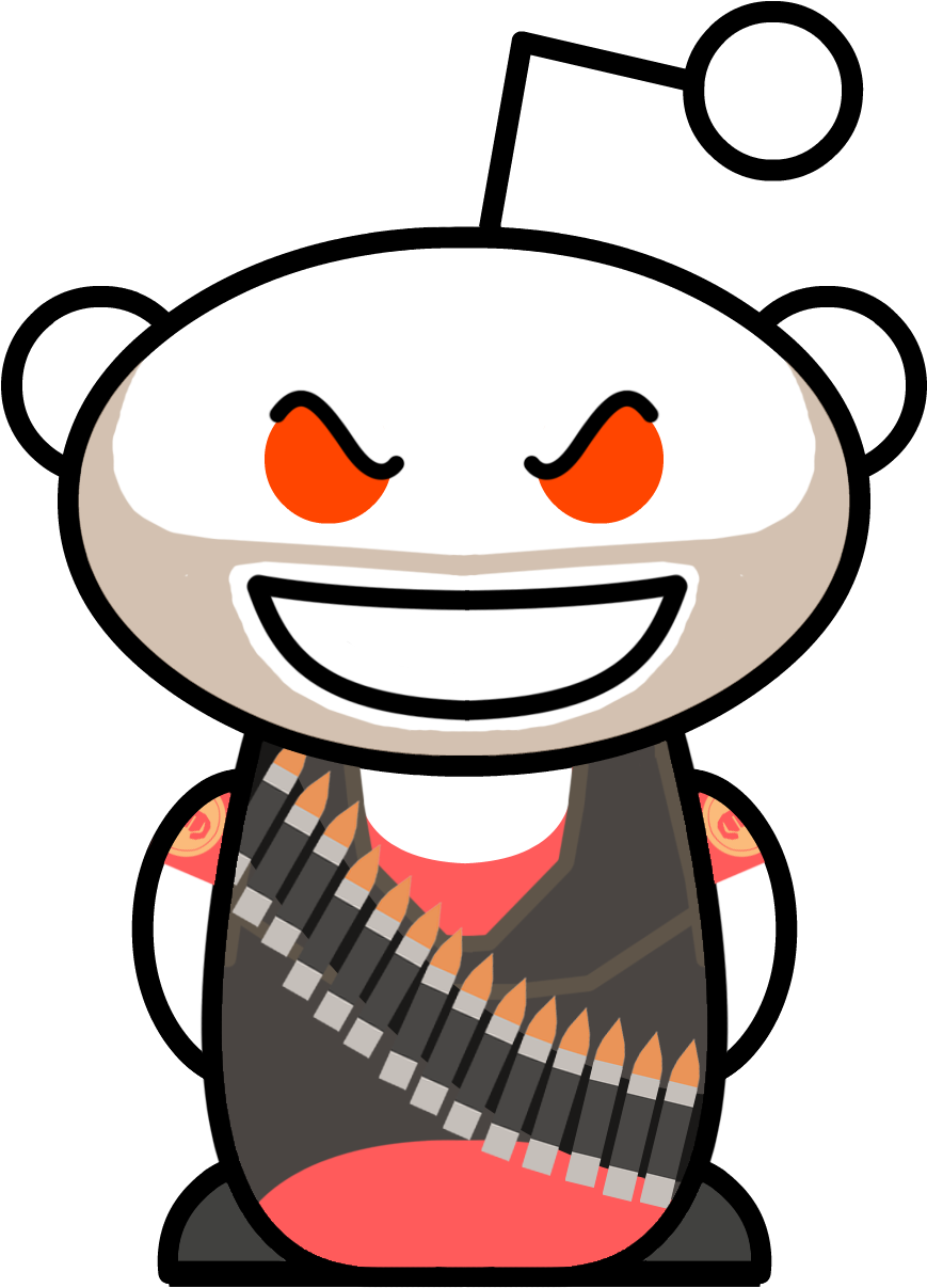 Red Heavy - Tf2 Snoo (900x1206), Png Download