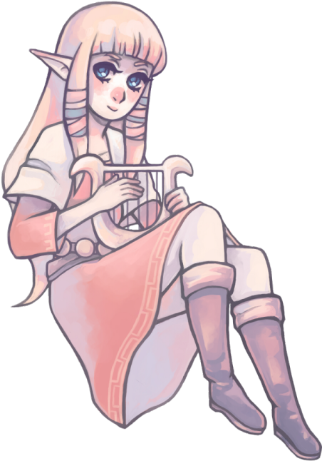 Tumblr Transparent Background Theme For Kids - The Legend Of Zelda (500x650), Png Download