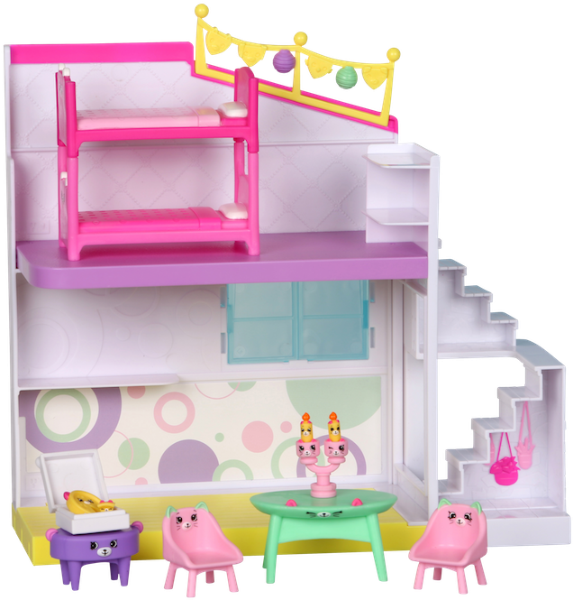 Shopkins Happy Places Season 3 Happy Home Party Studio - Happy Places Home Shopkins (650x677), Png Download