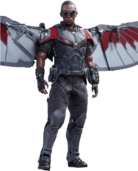 Hot Tots Captain America - Falcon Avengers Civil War (600x600), Png Download