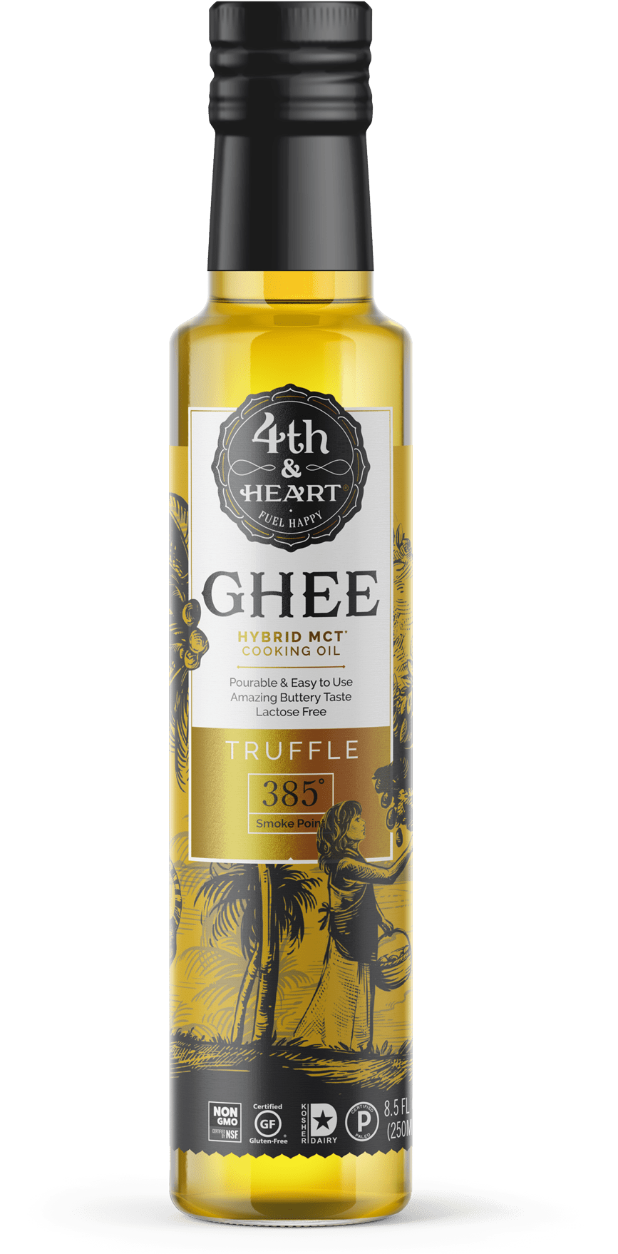 4th & Heart Ghee Hybrid Mct Cooking Oil (1200x1782), Png Download