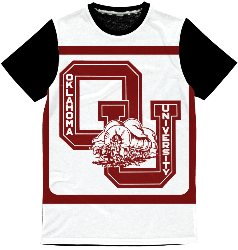1960's Vintage Oklahoma Sooners ﻿classic Sublimation - T-shirt (1024x1024), Png Download