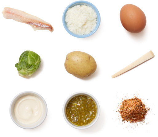 Crispy Fish Fillets & Potato Wedges With Homemade Tartar - Potato Wedges (700x477), Png Download