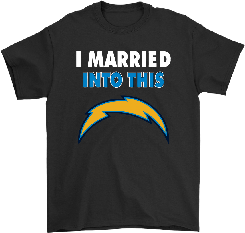 I Married Into This Los Angeles Chargers Football Nfl - San Jose Sharks T Shirts I Married Into This Hoodies (1024x1024), Png Download