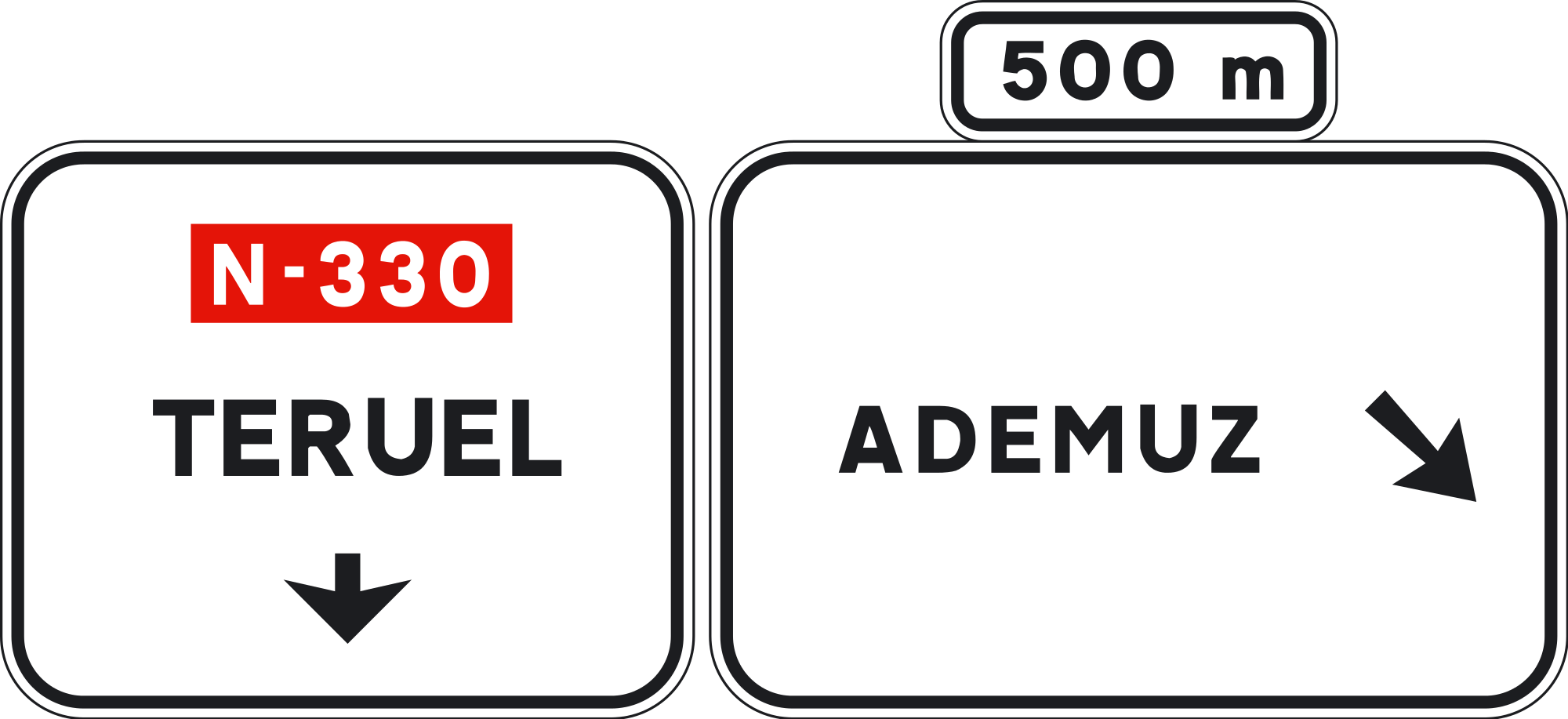 Open - Señales De Carretera Convencional (2000x917), Png Download