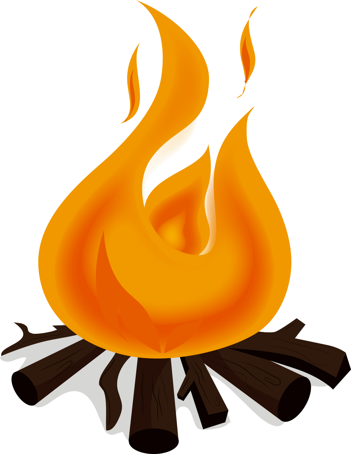 Bonfire Safety - Campfire Png Vector (1638x1513), Png Download