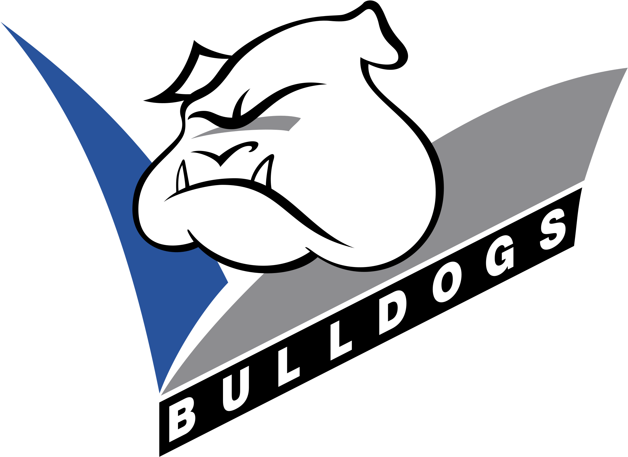 Mitsubishi Electric Bulldogs Logo Png Transparent - Bulldogs Rugby League (2400x2400), Png Download