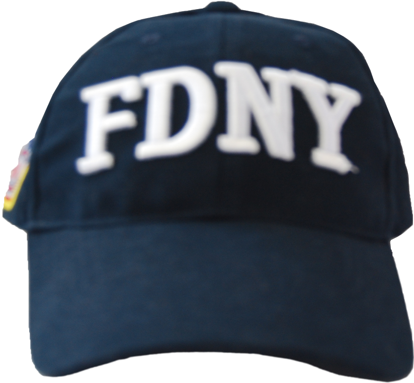 Image 1 - Fdny Adults Navy Hat With White Front (1011x859), Png Download