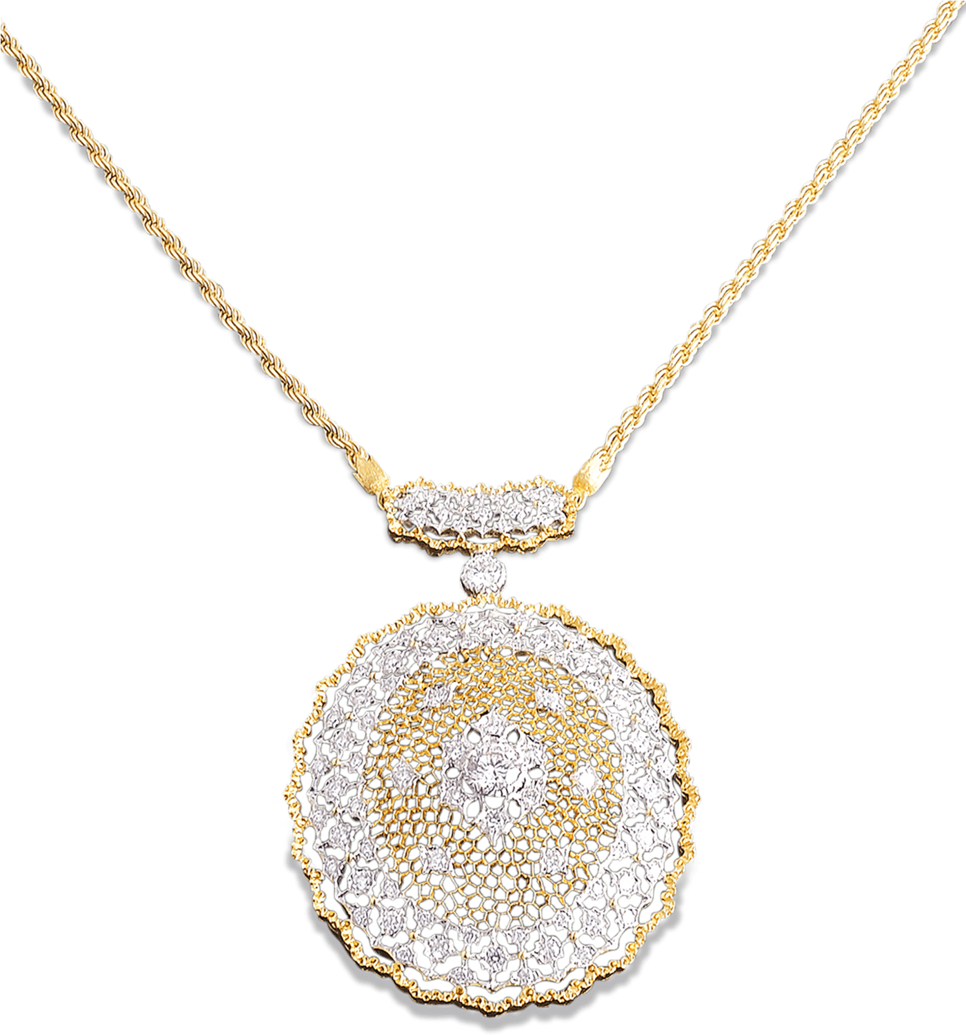 Estate Jewerly Buccellati Necklace - Bling Transparent (1400x1750), Png Download