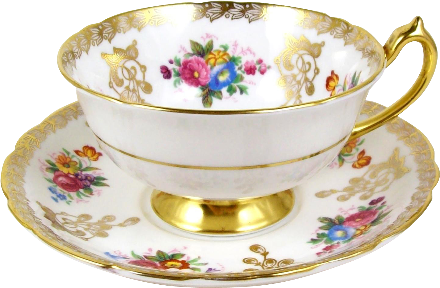 China Floral Tea Cups - Bowl (1452x1452), Png Download