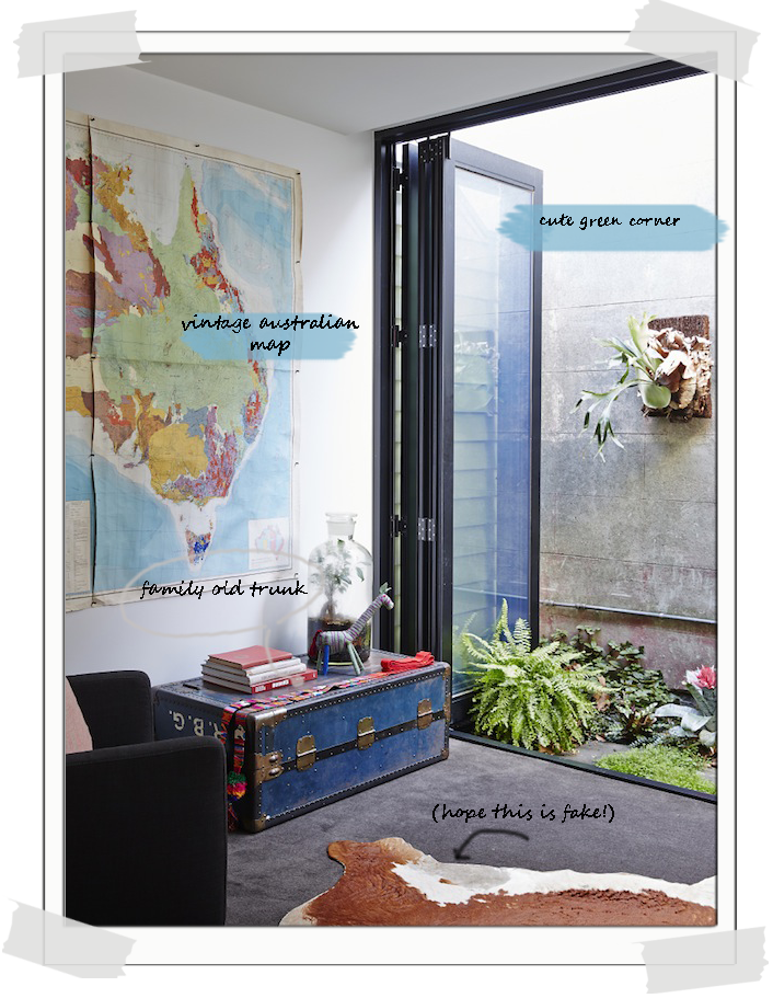 Australian Home, Vintage Australian Style - Interior Design (706x911), Png Download