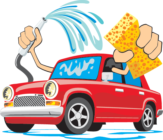 Picture Transparent Stock Cartoon Supersonic Beauty - Car Wash Clip Art Png (541x465), Png Download