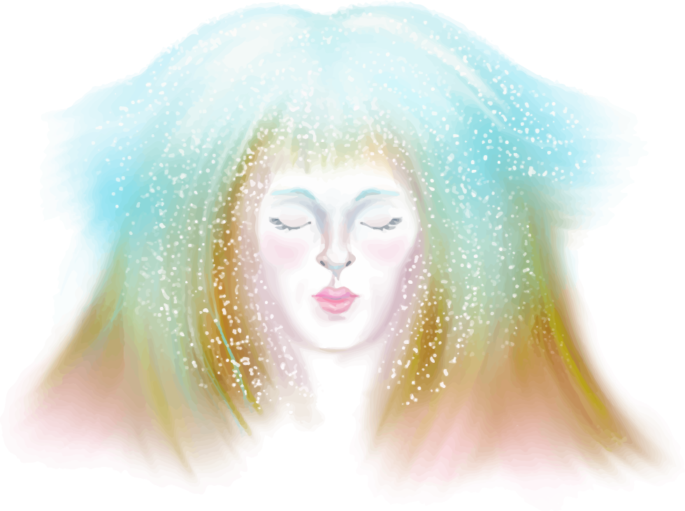 Here's A Spirit Being In Digital Watercolor Who Visited - Illustration (980x731), Png Download
