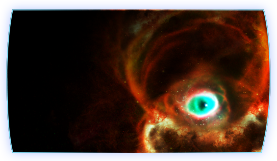 Me3 N7hq Hourglass Nebula - Nebula (565x330), Png Download