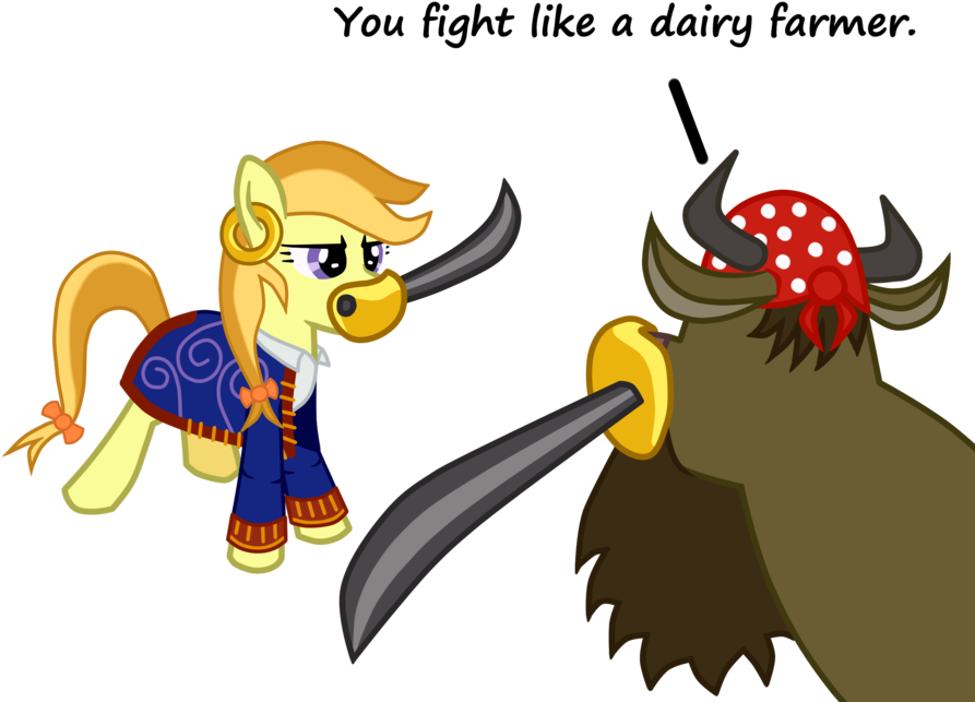 Fetchbeer, Cow, Guybrush Threepwood, Insult Swordfighting, - Guybrush Threepwood (900x675), Png Download