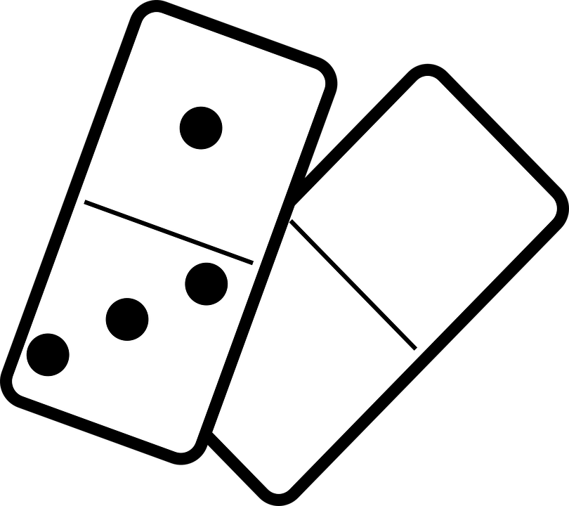 Clipart Of Dominoes (810x720), Png Download