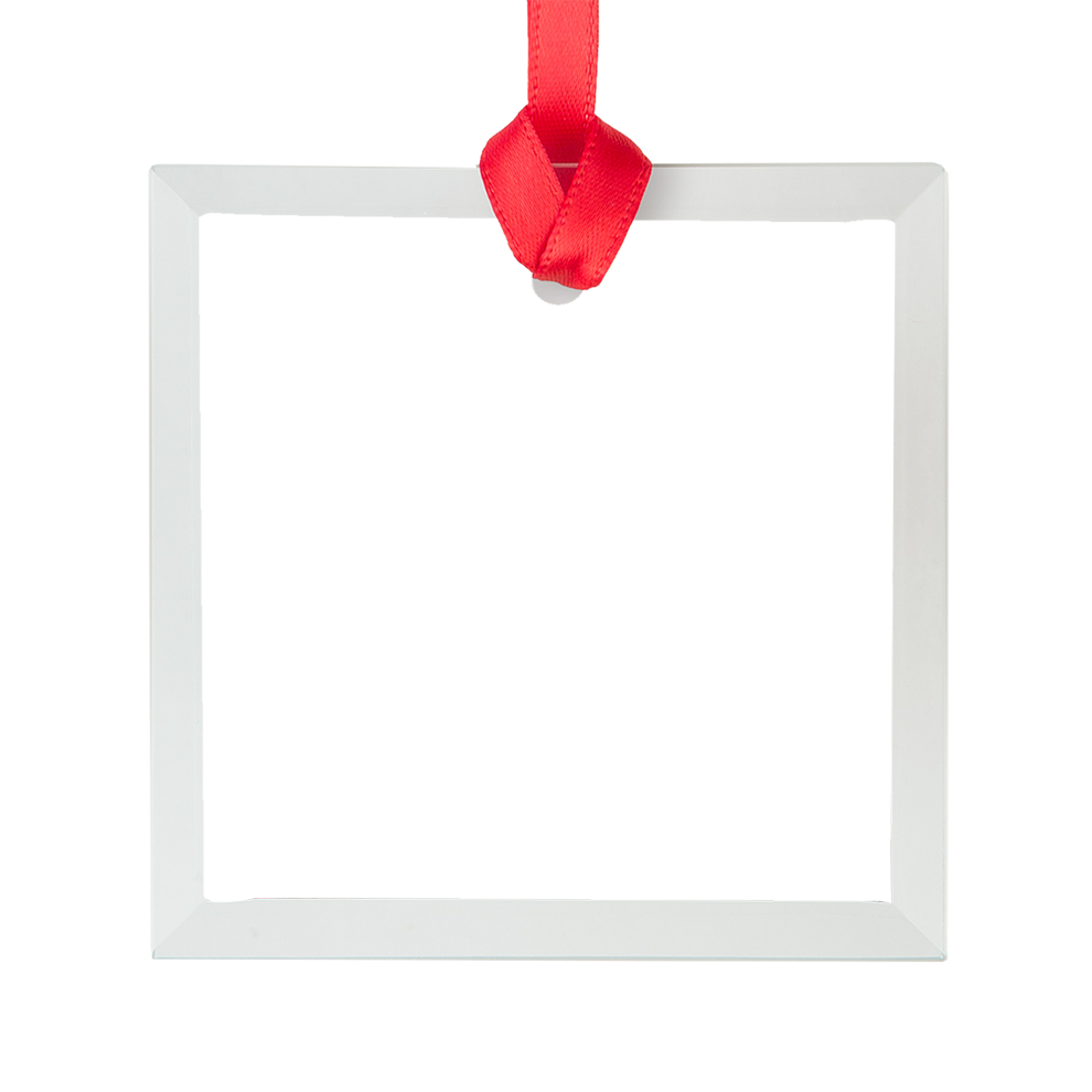 Glass Square Photo Ornament Glass Square Photo Ornament - Glass Square Photo Ornament (990x990), Png Download