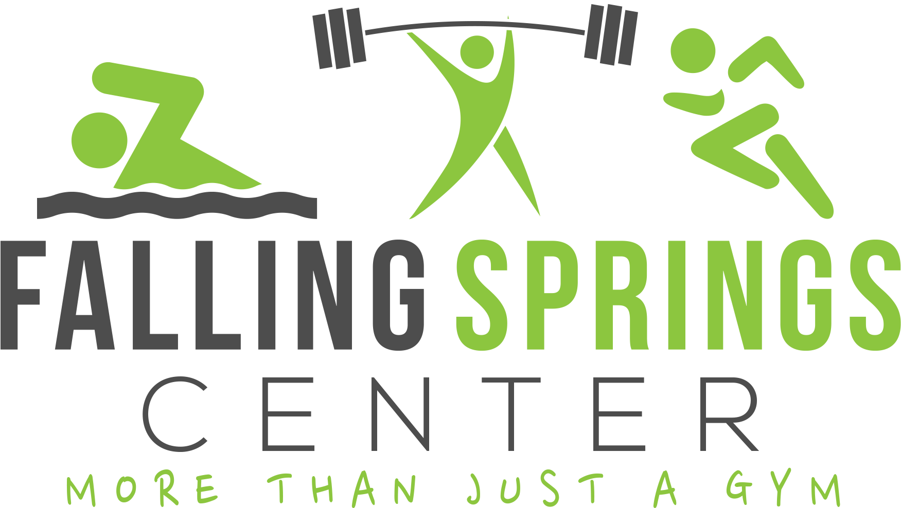 Falling Springs Center Is A 72,000 Square Foot Recreation - Graphic Design (1804x1002), Png Download