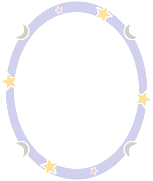 Frame Moon Png (504x593), Png Download
