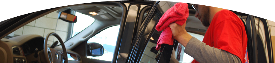 A Young Man Washing A Truck - Executive Car (917x212), Png Download