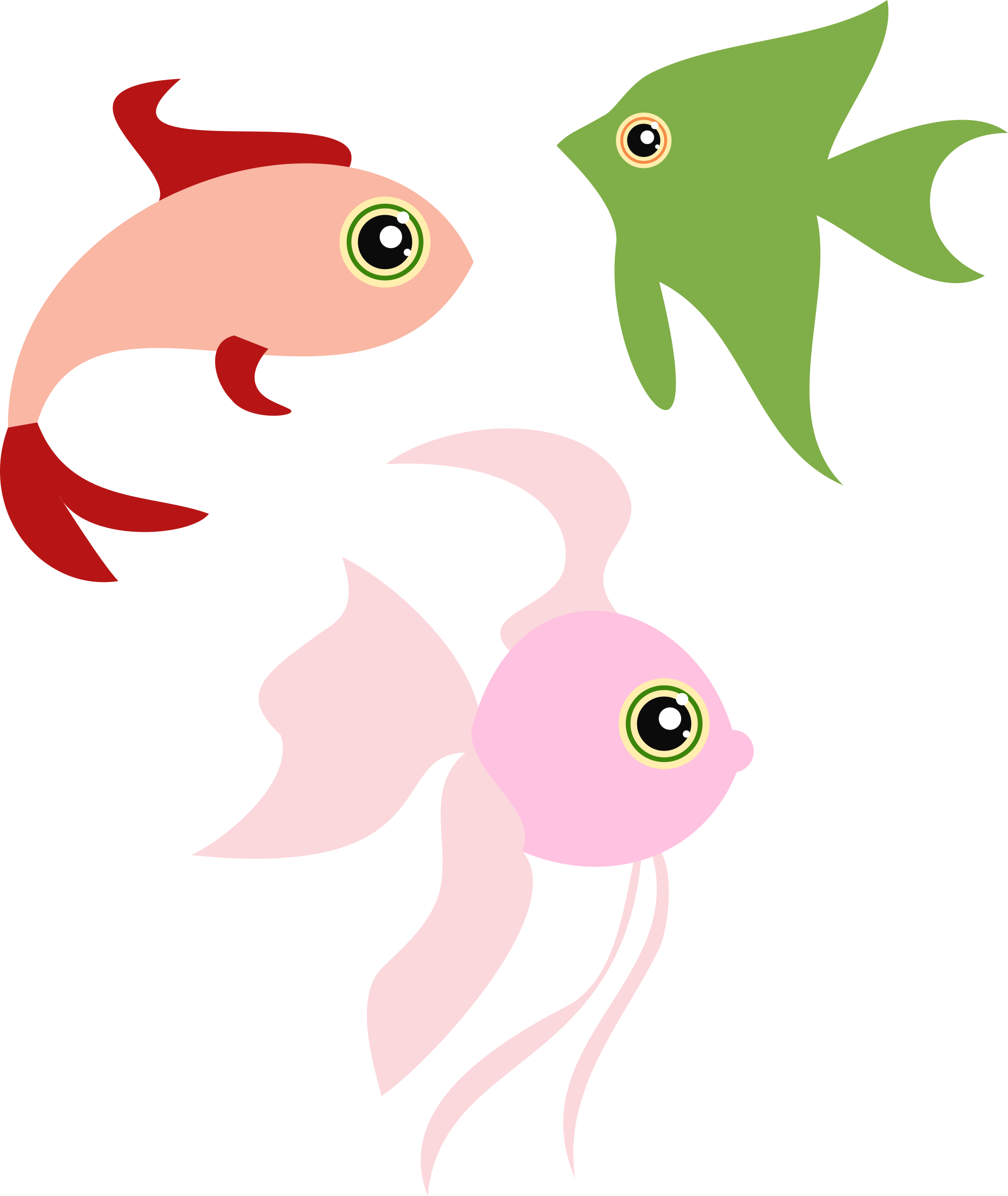 This Free Icons Png Design Of Funny Fishes (2023x2400), Png Download