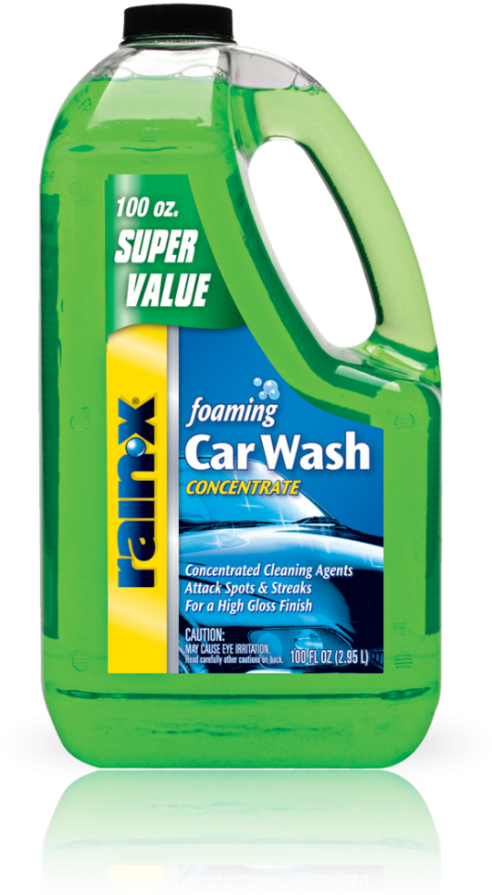 Rain X Foaming Car Wash (605x1024), Png Download