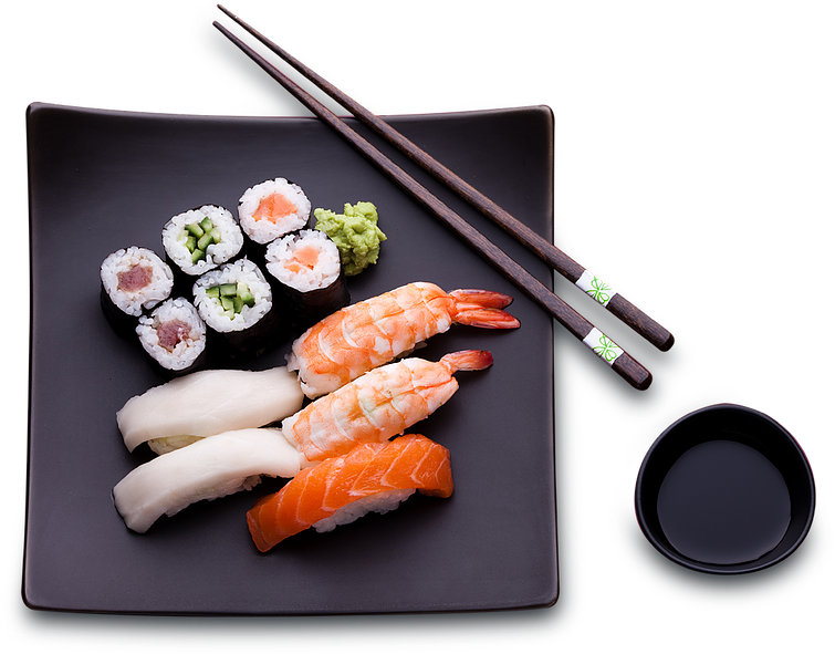 Sushi Pizza - Publicidade De Sushi (782x612), Png Download