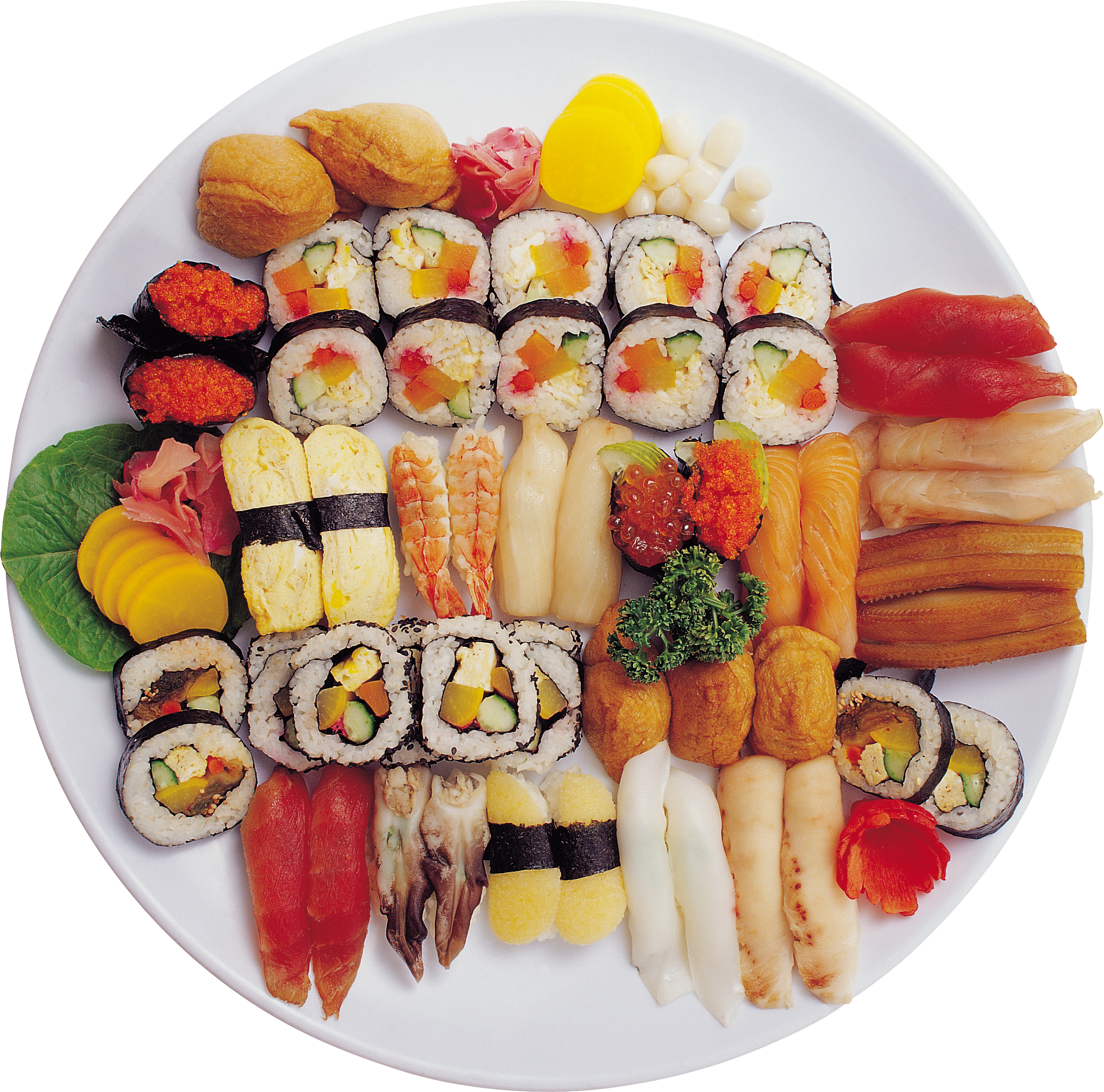 Sushi Png Image - Суши Пнг (2432x2406), Png Download