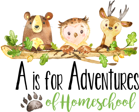 A Is For Adventures Of Homeschooling - Waldtier-babyparty Danken Ihnen Karte (500x408), Png Download