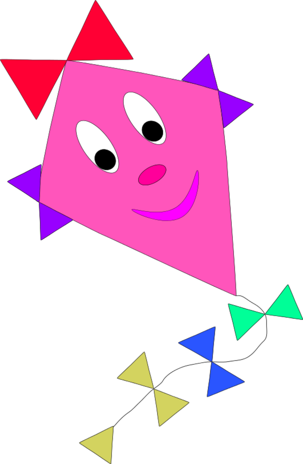 Kite Clipart Border - Kite Clip Art (600x919), Png Download