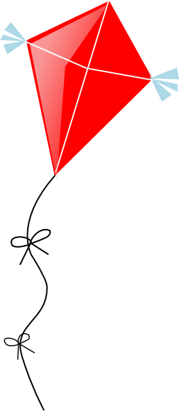 Red Kite Svg Clip Arts 258 X 592 Px (258x592), Png Download