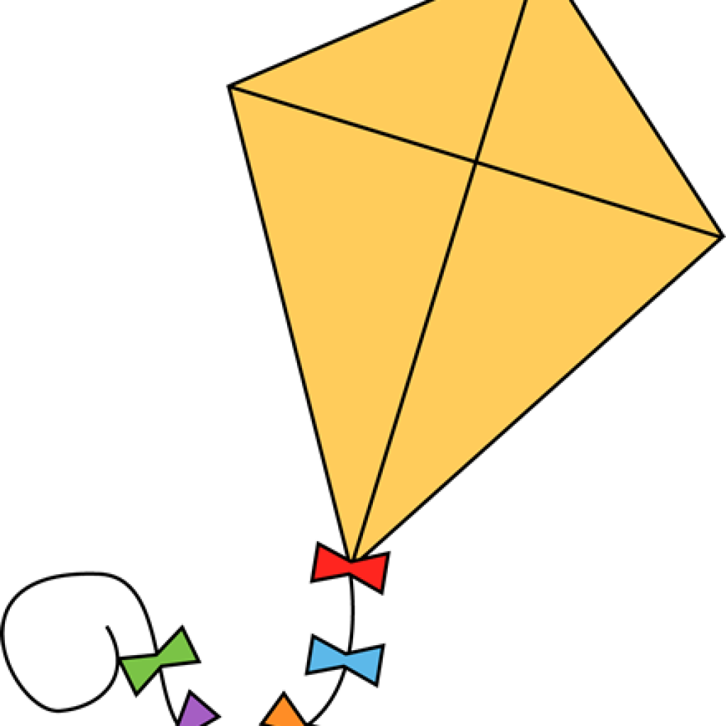 Kite Clipart Hand Clipart Hatenylo - Clip Art Kite (1024x1024), Png Download
