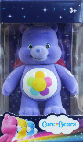 Care Bears Care A Lot Mini Flock Figurine In Cdu - Bear (736x460), Png Download