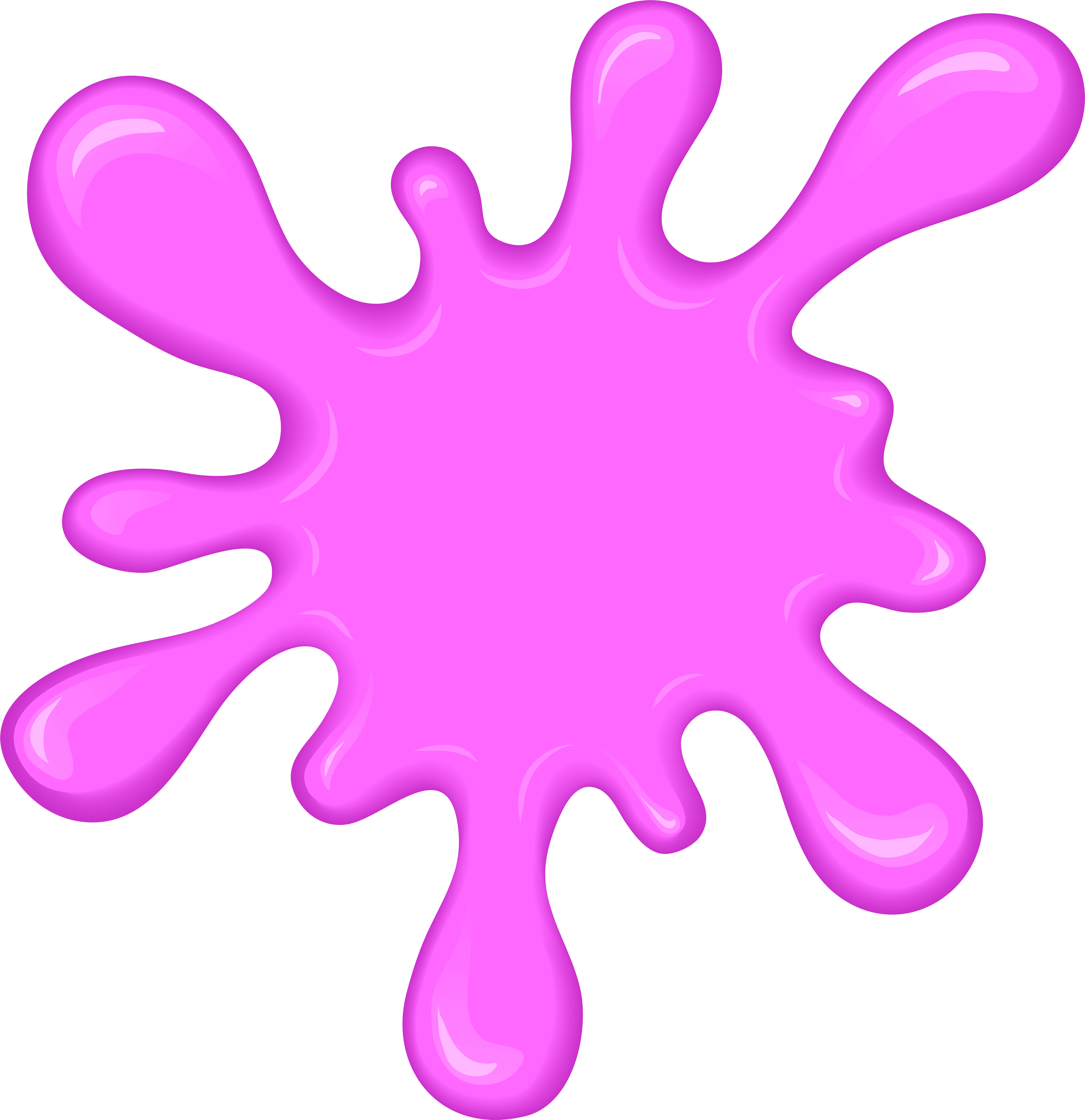 Png Paint Splatter (7751x8000), Png Download