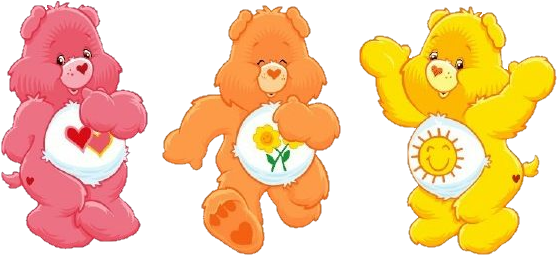 Care Bear Party, Cute Bears, Clipart Images, Decoupage, - Care Bears Clip Art (591x291), Png Download