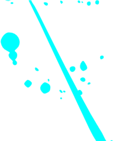 Paint Splatter Clipart - Blue (640x480), Png Download