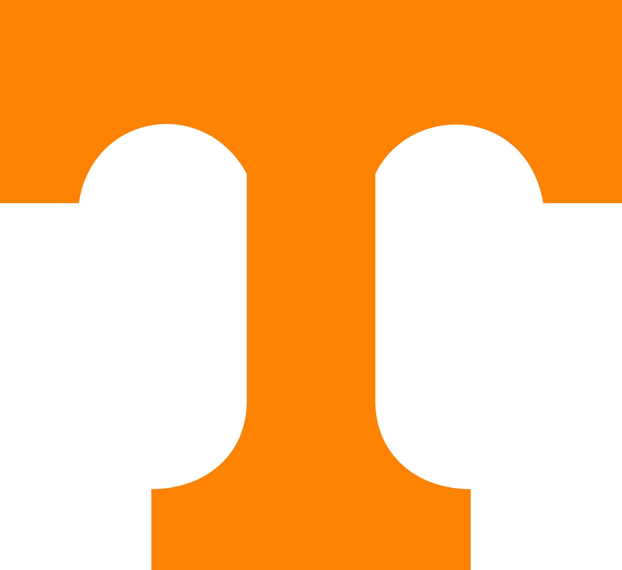 Tennessee Volunteers - Tennessee Football Logo Png (2000x1833), Png Download