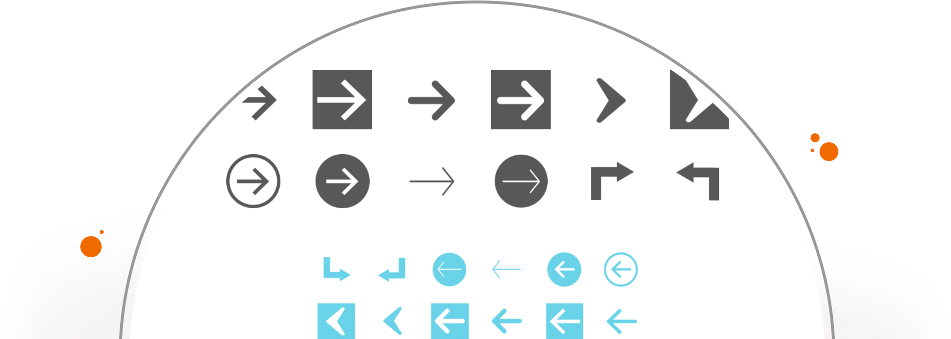 Control Traffic Flow Within Your Website With The Modern - Circle (1920x719), Png Download