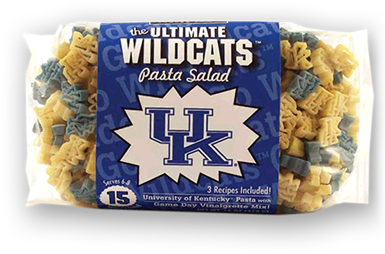 Kentucky Wildcats Pasta Salad - Pasta Shoppe Kentucky Uk Wildcats Blue White Shaped (600x450), Png Download