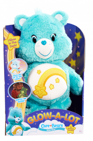 Care Bears Glow A Lot Plush - Care Bear Glow-a-lot Plush - Wish (309x470), Png Download