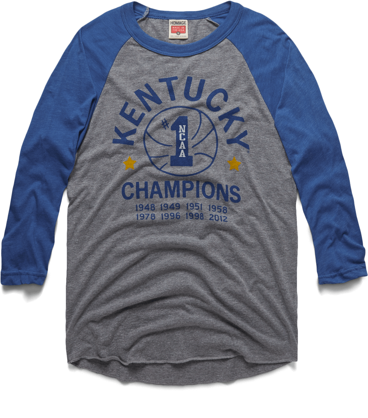 Kentucky Basketball Champions Raglan - Raglan Sleeve (2000x2000), Png Download