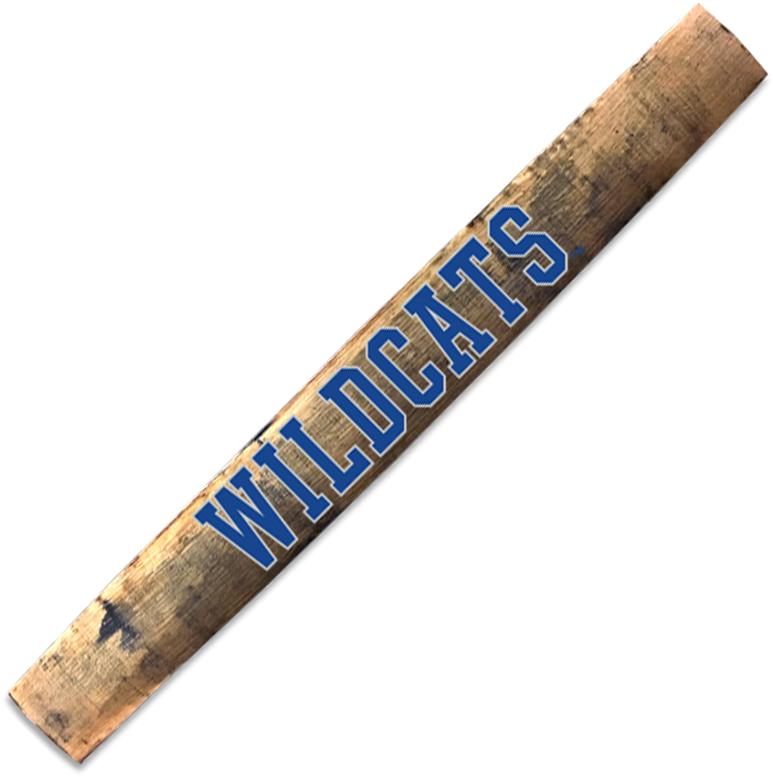 University Of Kentucky Barrel Stave Wildcats Blue - Wood (720x720), Png Download