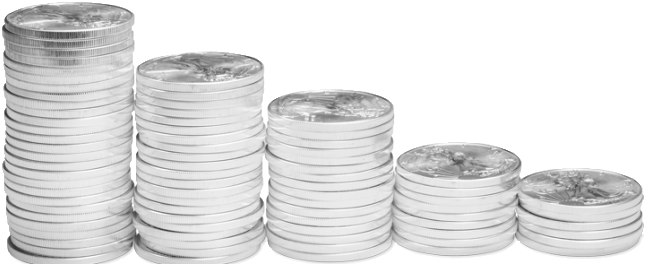 Stack Silver Eagles - 2017 United States Federal Budget (672x372), Png Download