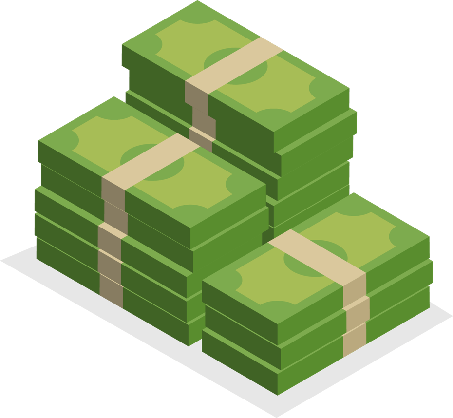 Stacks Of Cash - Financial Management Png (930x858), Png Download